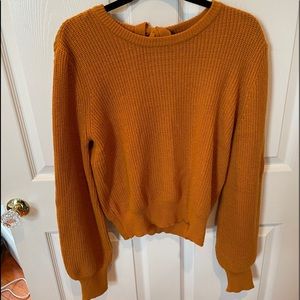 Charlotte Russe Tie Back Sweater NWT